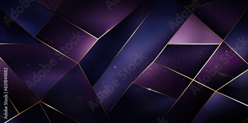 Abstract purple and gold luxury background.