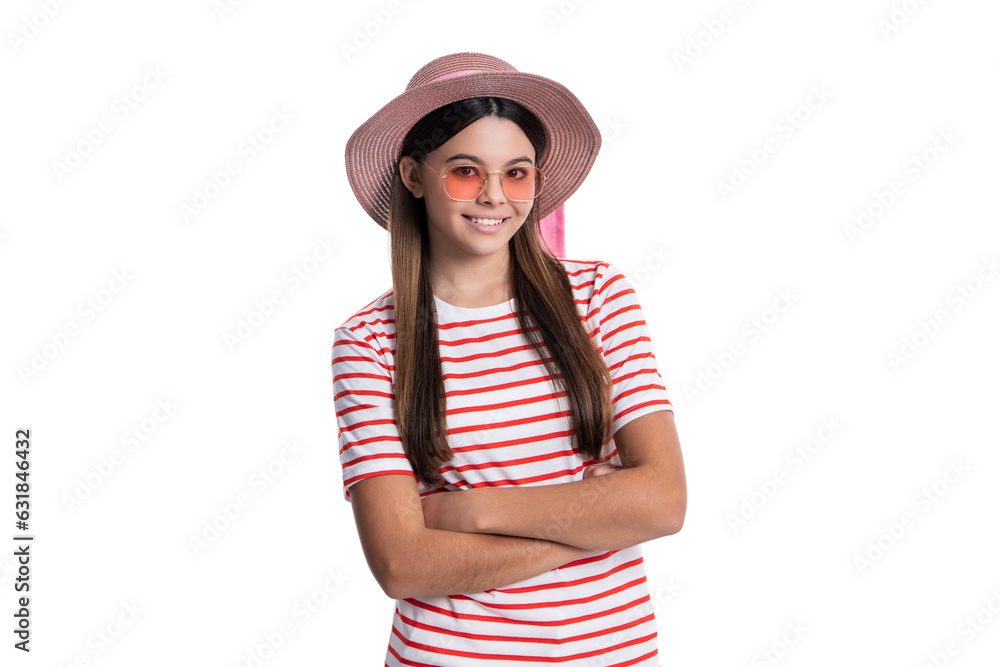portrait of summer vacation teen girl on background. summer vacation teen girl in studio. portrait of summer vacation teen girl on background. summer vacation teen girl in studio.