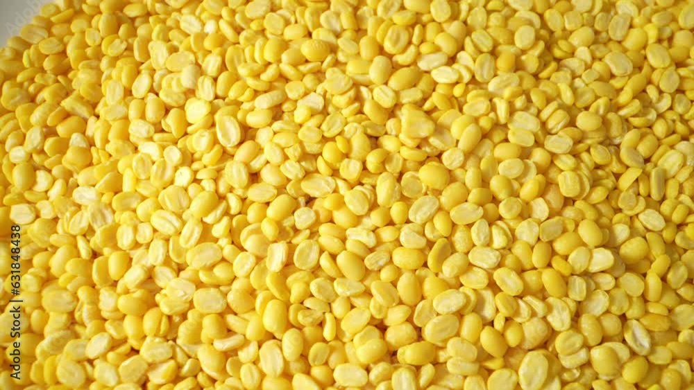 Peeled mung beans, through the probe lens, reveal their smooth ivory texture, devoid of outer husk. With a vibrant yellow hue, they exude wholesomeness and promise a delightful culinary experience.
Peeled mung beans, through the probe lens, reveal their smooth ivory texture, devoid of outer husk. With a vibrant yellow hue, they exude wholesomeness and promise a delightful culinary experience.