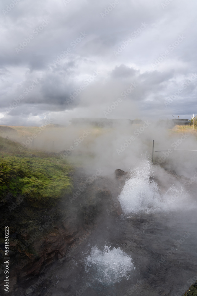 Krauma hot spring - most powerful hot spring in Iceland.