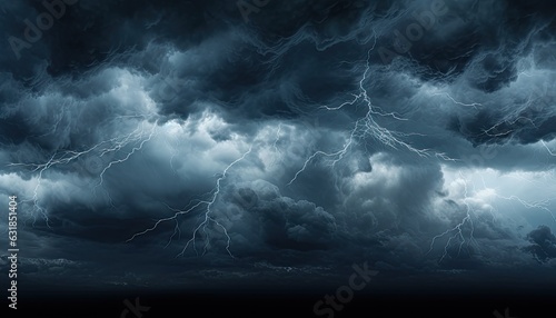 Dark sky and clouds background, storm time, dark thunderstorm.