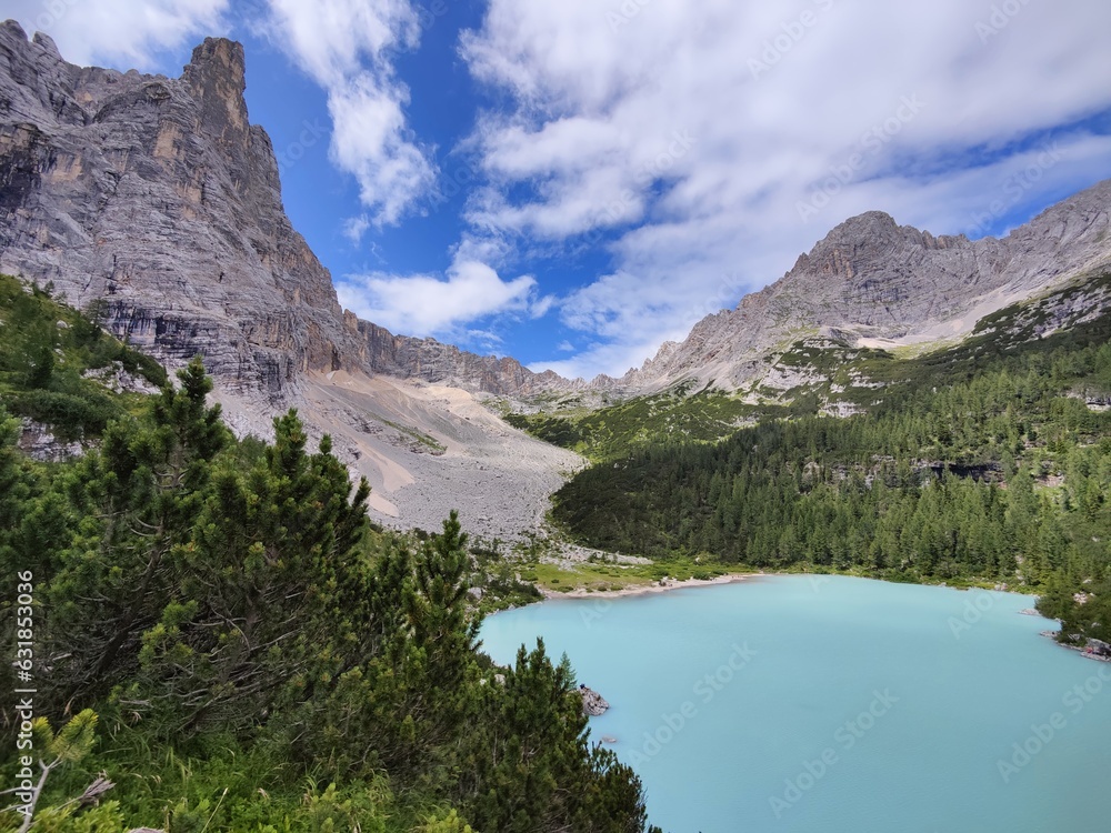 Portrait of the sorapis lake