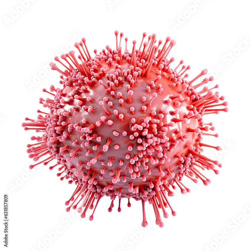 Photo Virus Cell, Isolated on transparent backround.