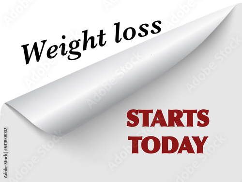 Weight loss concept