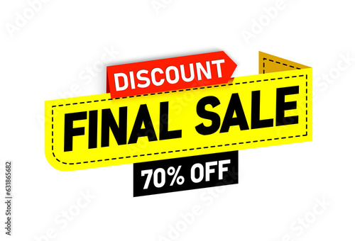 Flash Sale banner template design. vector EPS 10