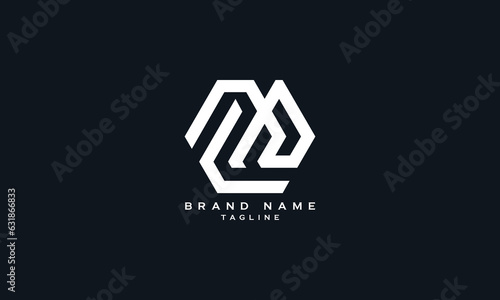 LMP, MPL, PML, MP, PM, Abstract initial monogram letter alphabet logo design