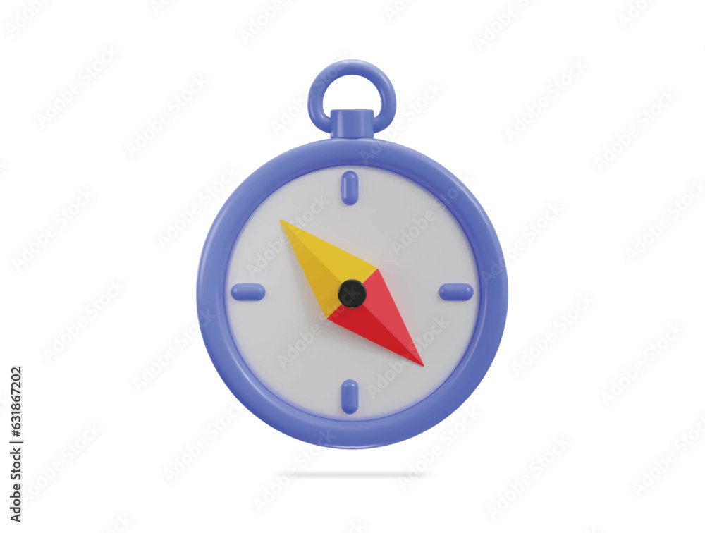 3d compass navigation icon vector illustration 3d compass navigation icon vector illustration