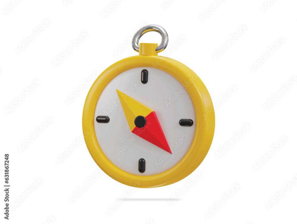 3d compass navigation icon vector illustration 3d compass navigation icon vector illustration