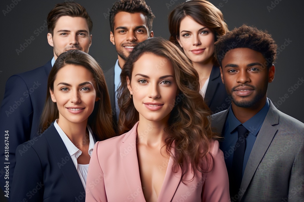 portraits of business people with diverse ethnicities portraits of business people with diverse ethnicities