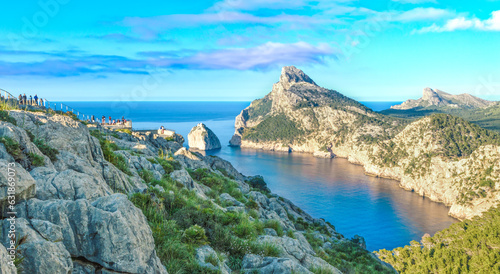 famous viewpoint on Mallorca, the Mirador Es Colomer