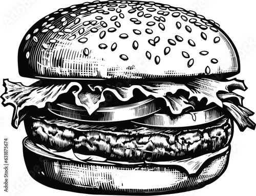 burger vector illustration 