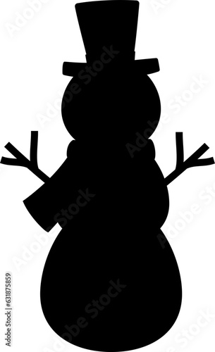 snowman silhouette
