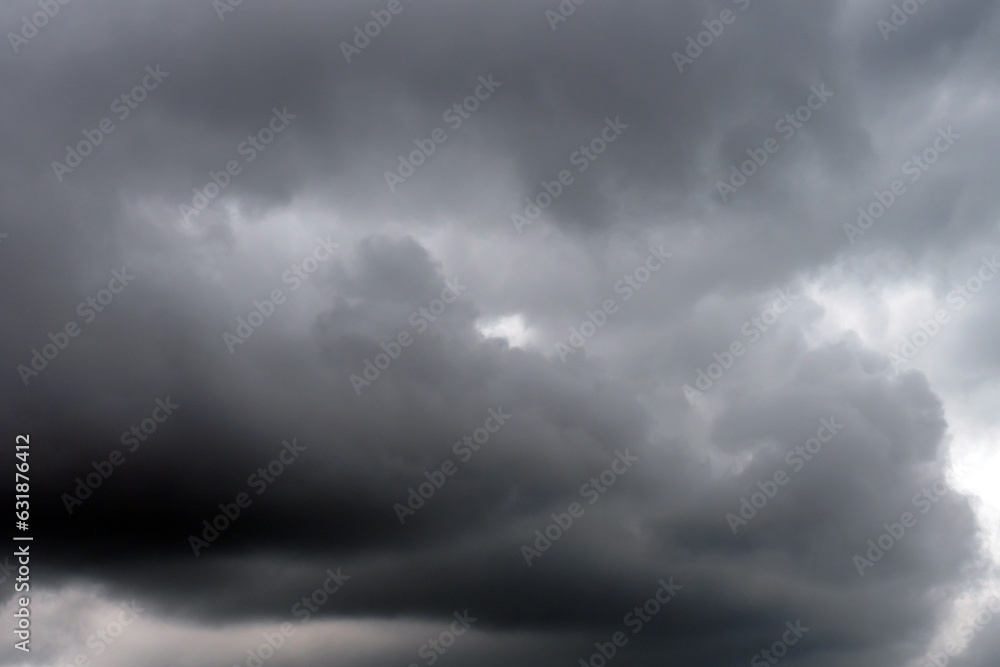 Obraz premium Dramatic sky. Dark thunder storm clouds