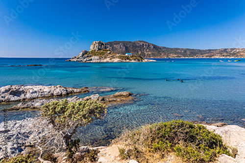 Obraz na płótnie Agios Stefanos beach in kos w salonie