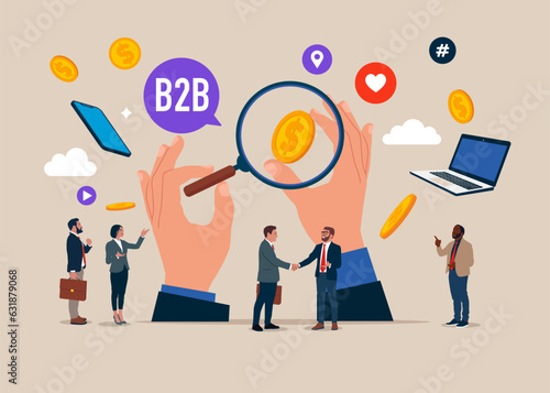B2B marketing. SMM, Internet notification. Social media network ads and internet. Appreciate the service. 
