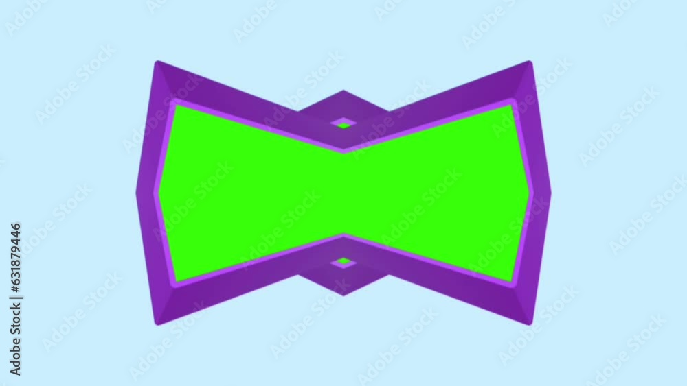 Abstract motion graphics with 3d stripes animated backgrounds. Green ...