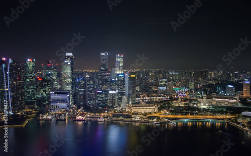 Singapore view on the city from above © Robert