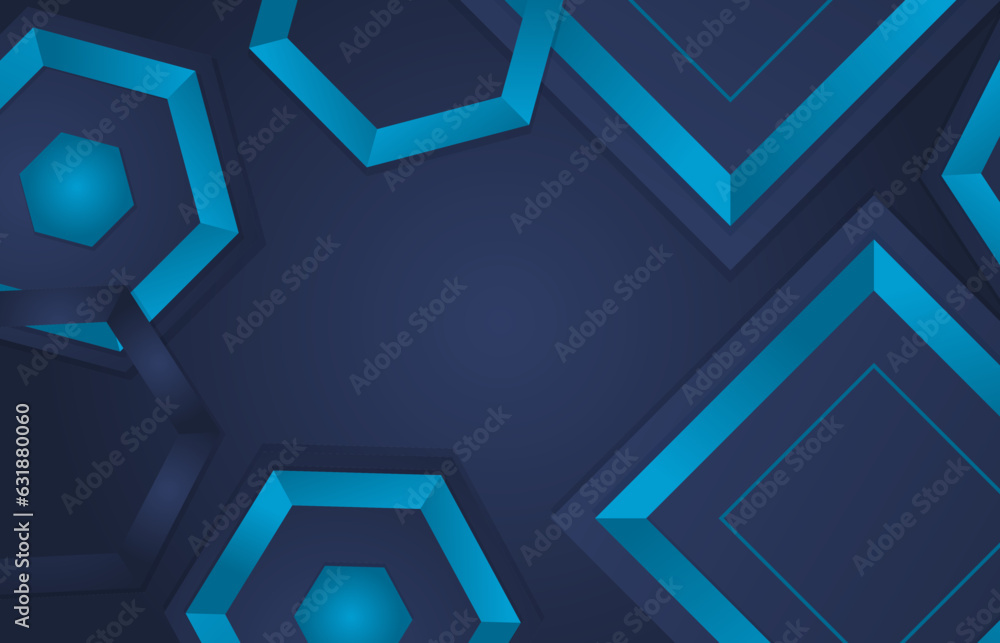 HD Abstract Geometric Background with Blue and Dark Blue Color Combination HD Abstract Geometric Background with Blue and Dark Blue Color Combination