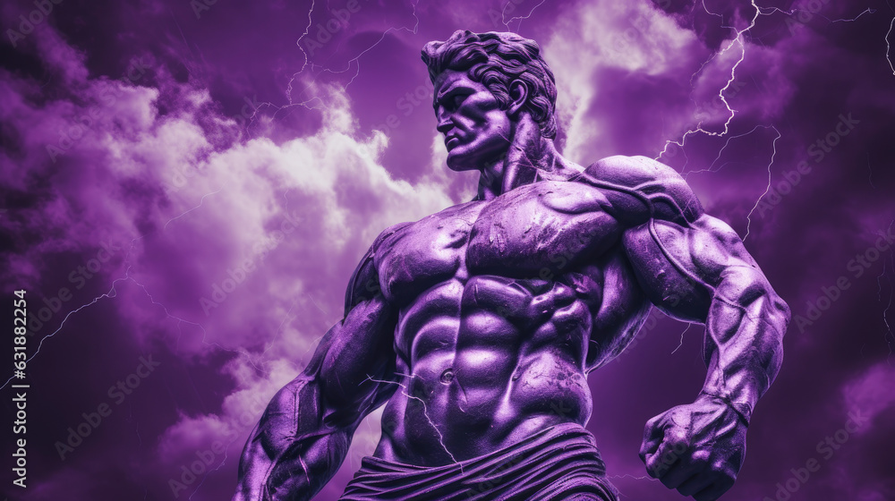 Fashwave muscular ancient greek statue Fashwave muscular ancient greek statue