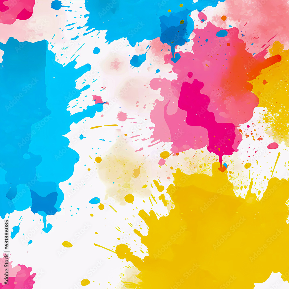 Fototapeta premium Watercolor Dreams: Abstract Flowing Background, Generative AI