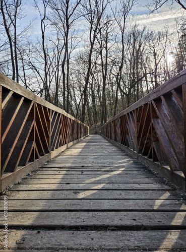 Wooden bridge