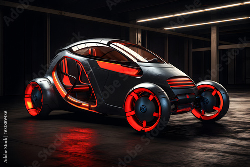 Futuristic Electric Car: The Intersection of Design and AI