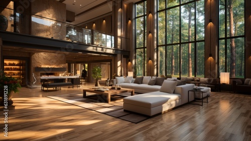 Captivating Interiors: Stylish Furniture, Luxurious Architecture, and Elegant Desig, generative AI