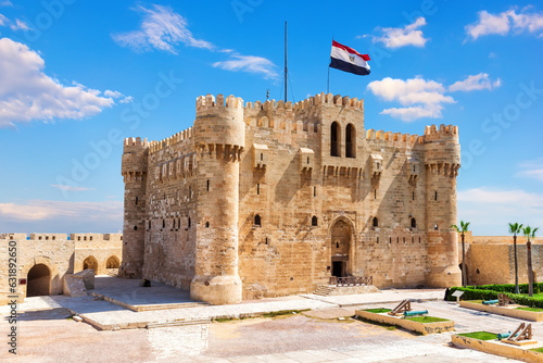 Fotótapéta Qaitbay Citadel famous medieval fort built on the place of Lighthouse of Alexand