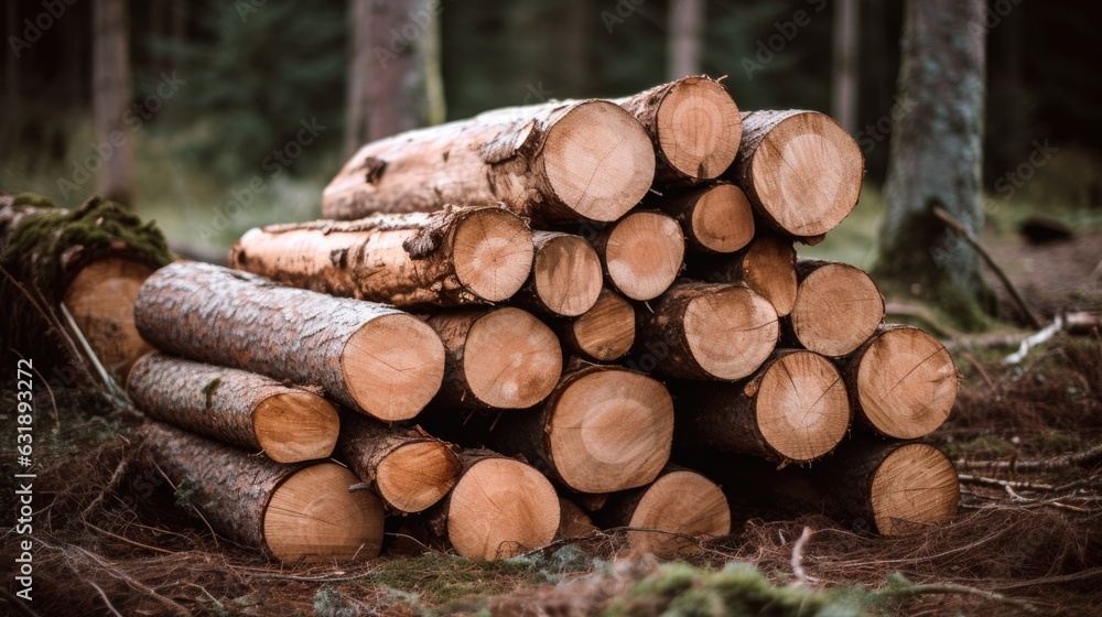 pile of wood logs