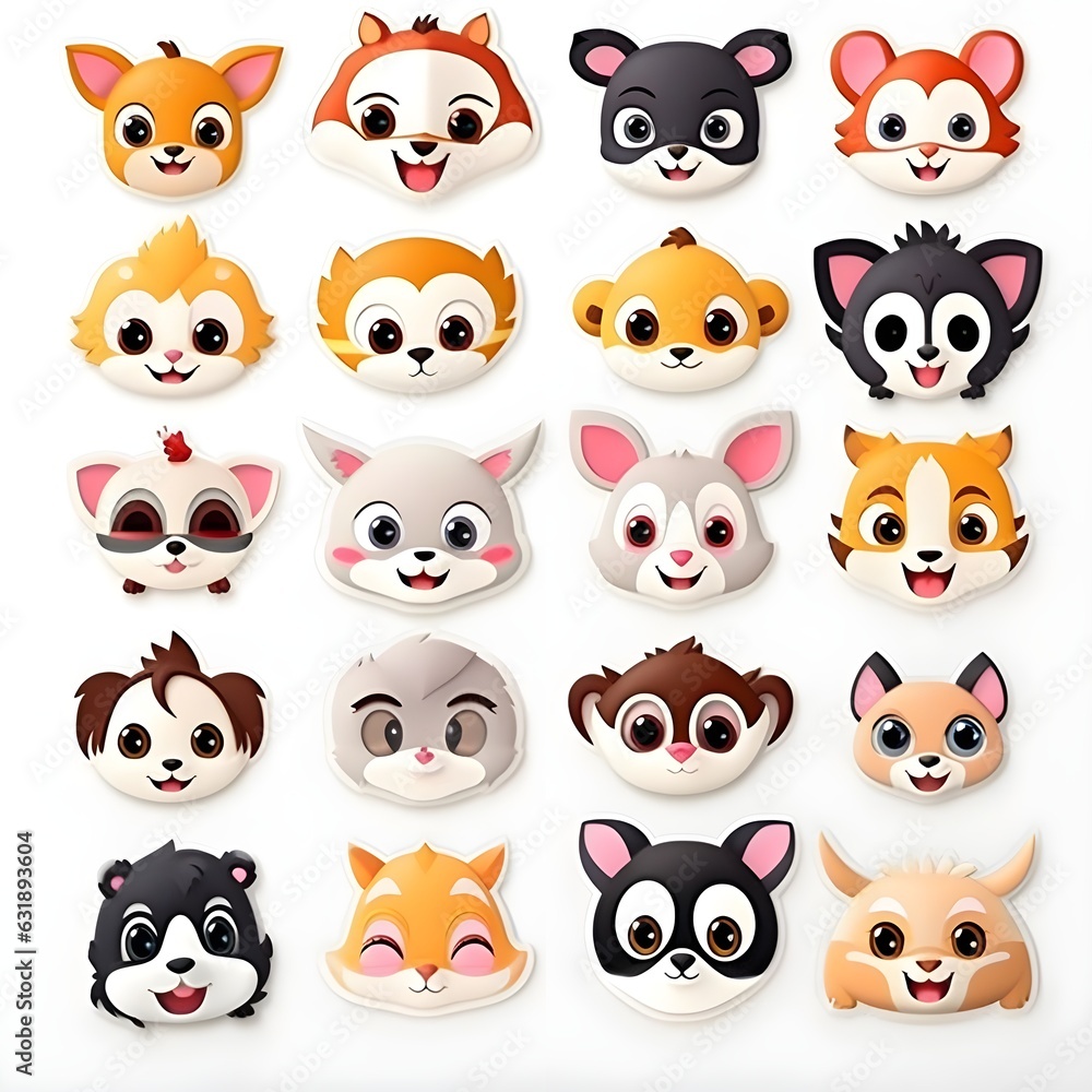set of funny animals set of funny animals