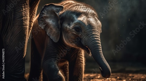 Wild Wonders: Discover Majestic Elephants' Life in the Untamed Beauty of Asia's Wildlife, generative AI