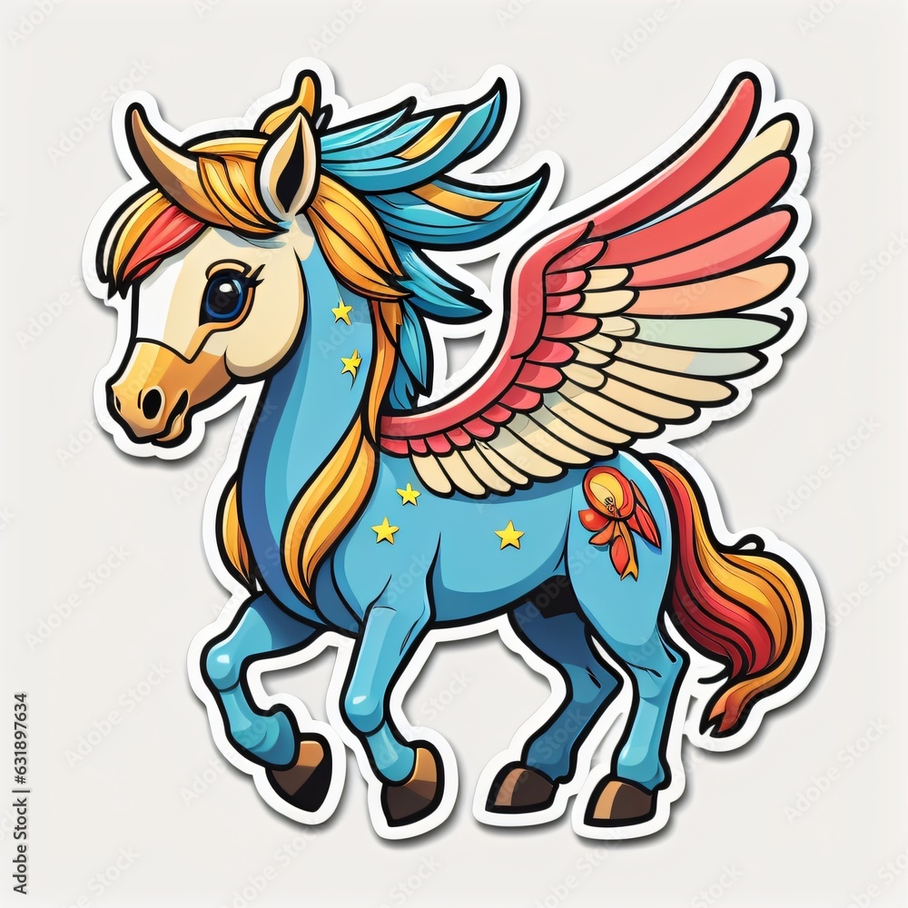 Pegasus animals are very cute. generative AI Pegasus animals are very cute. generative AI