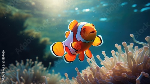 Clown fish in the water