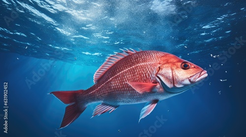 Nordic Red Snapper in the water