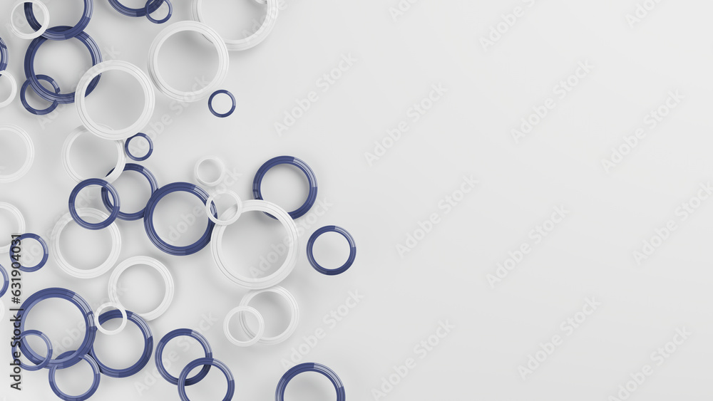 Abstract circle shapes background