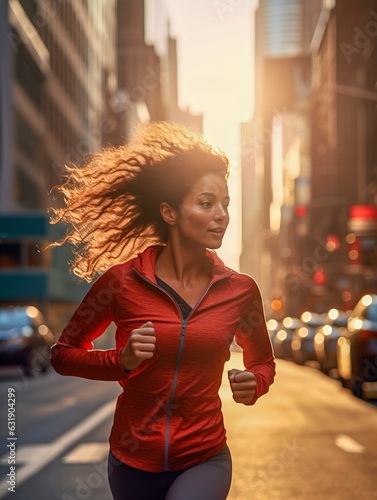 Female urban runner, genera...