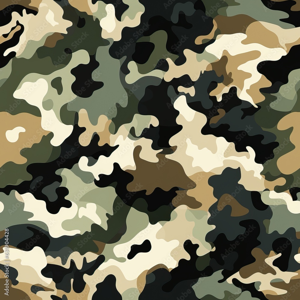 military camouflage background in khaki greens and browns , generative ai military camouflage background in khaki greens and browns , generative ai