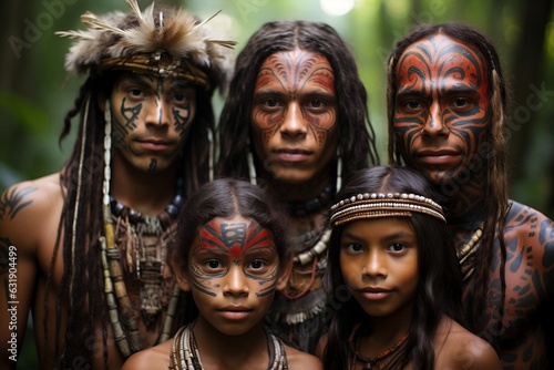 Indigenous Dessana People from the Brazilian Amazon.