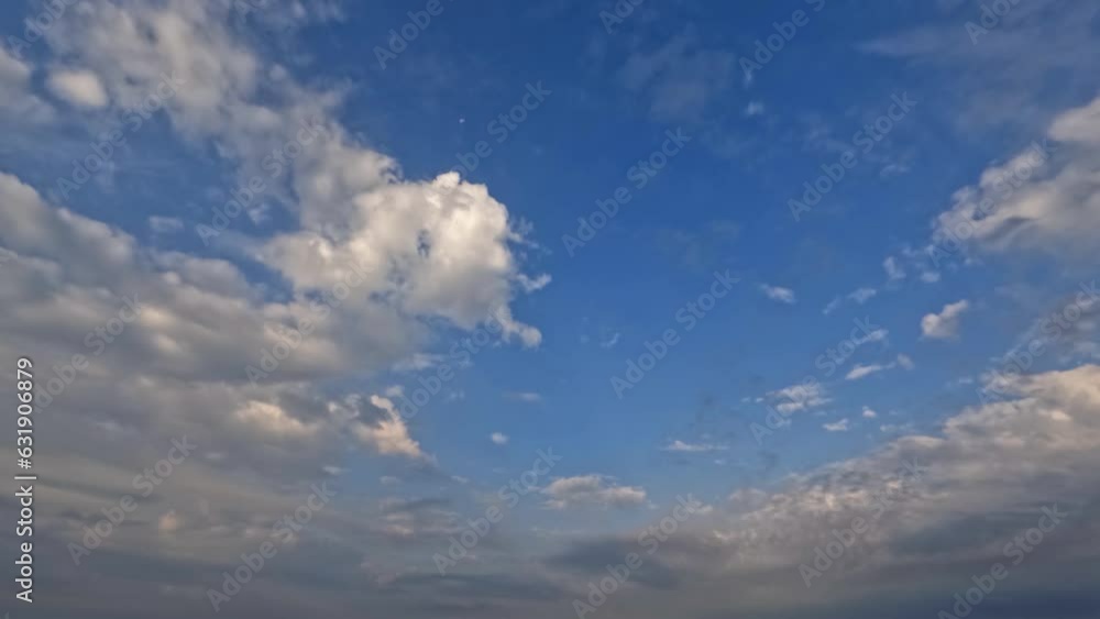 cute sky timelapse of small clouds - natural background cute sky timelapse of small clouds - natural background