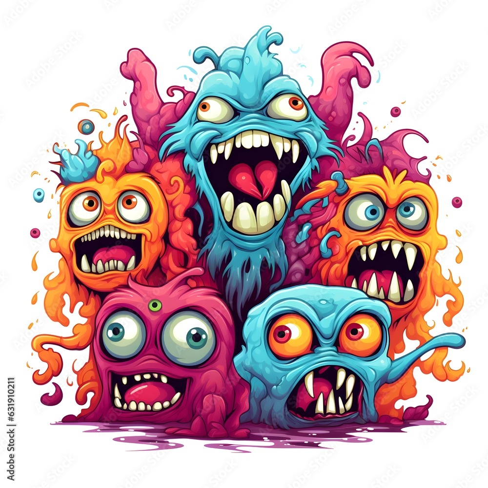 Happy crazy monsters Happy crazy monsters