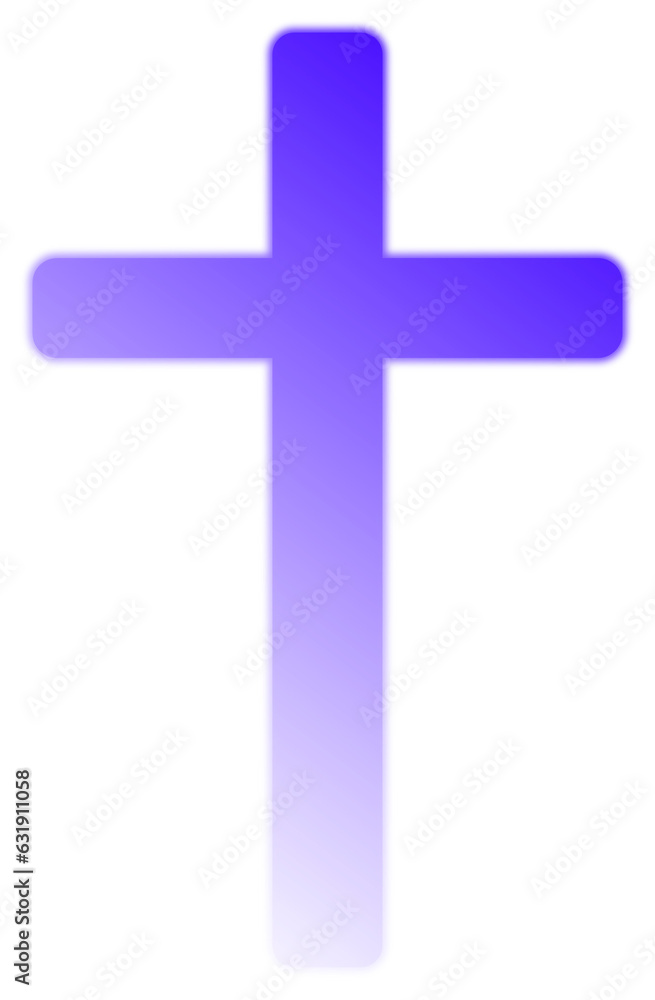 Obraz premium 십자가 그라디언트 이미지