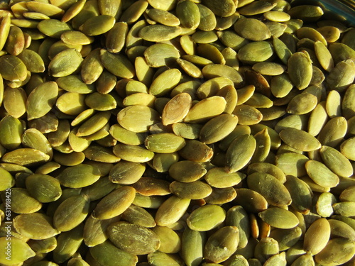 background, pumpkin seeds © es