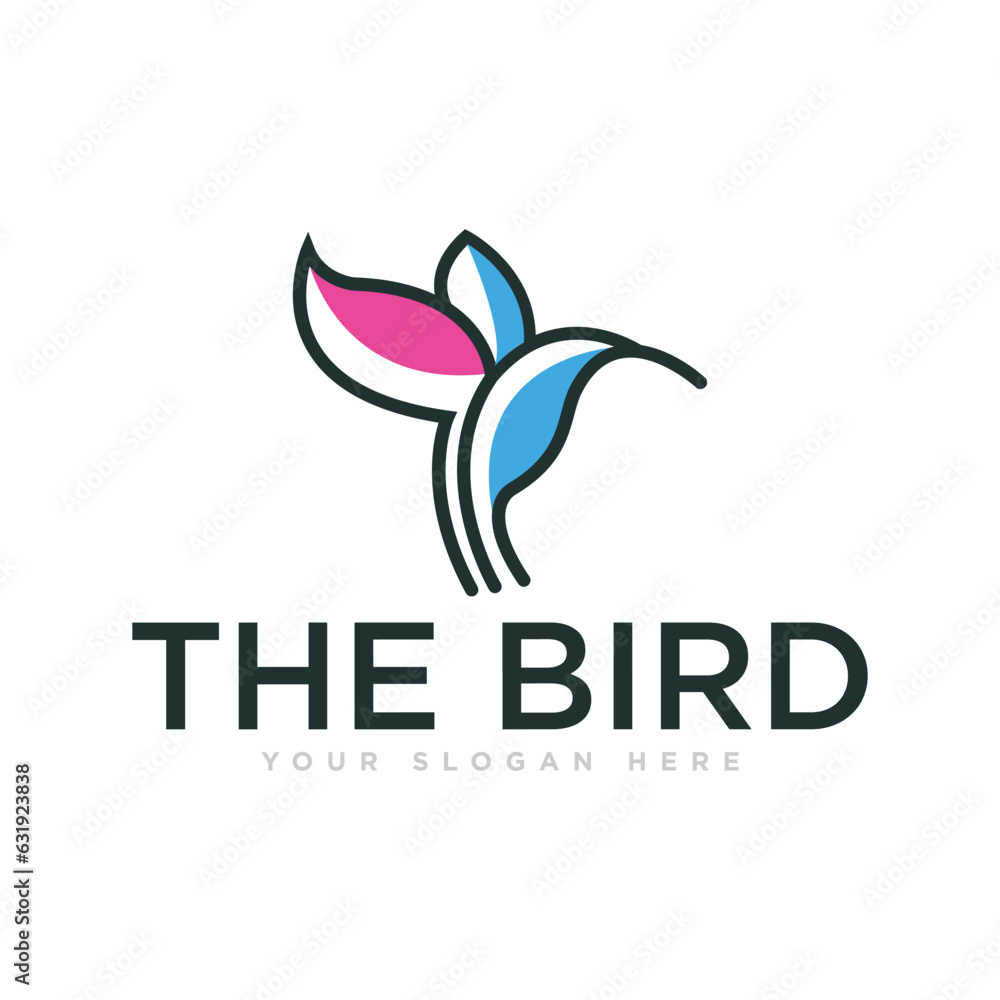 Obraz premium The Bird Logo Design Illustration