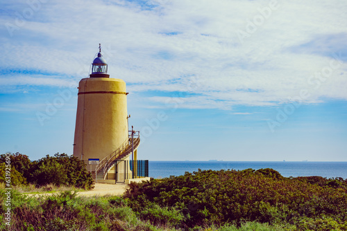 Carbonera lighthouse, Punta Mala, La Alcaidesa, Spain.