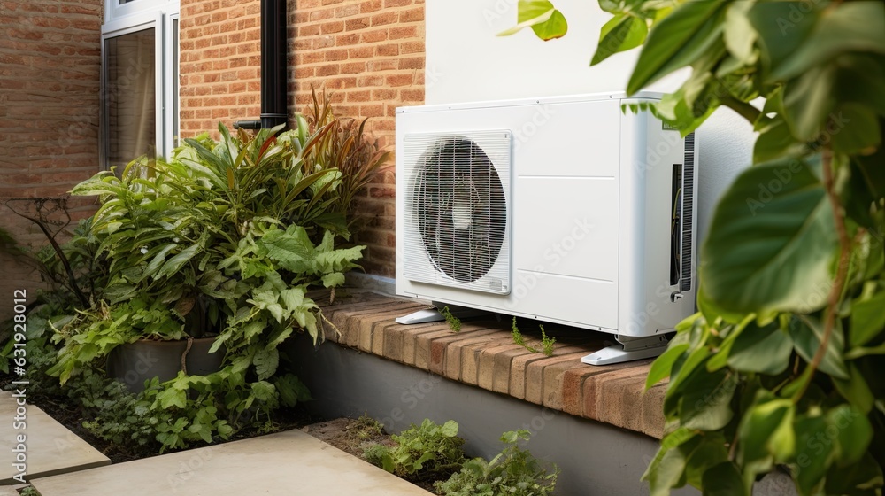 Air conditioner in residential building Air conditioner in residential building