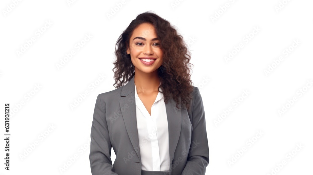 Young smilling business woman posing on soft color background. Young smilling business woman posing on soft color background.