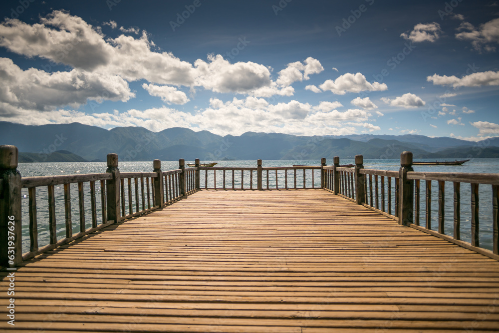 Obraz premium Lugu lake scenery
