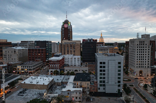 Obraz na płótnie Lansing, Michigan skyline. w salonie