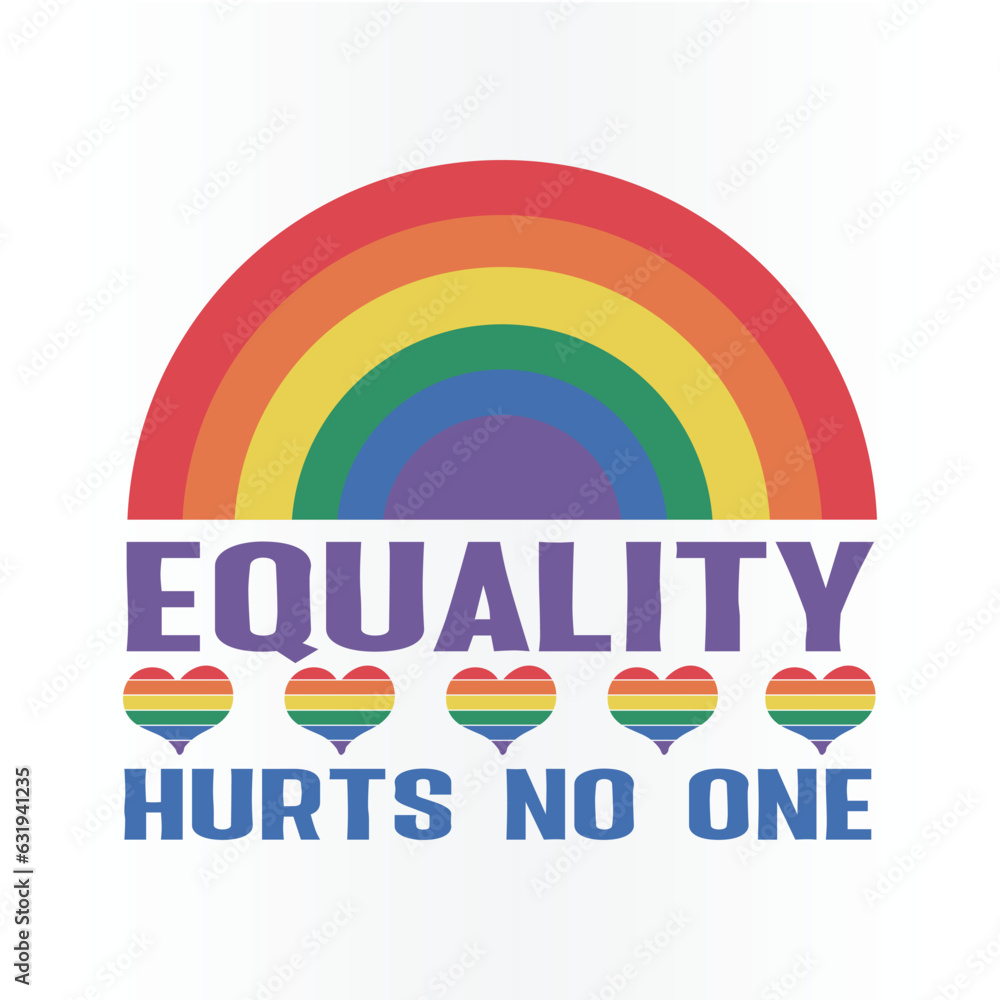 Naklejka premium Gay pride typography design for cut or print