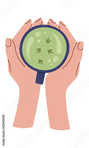Mano sujetando una taza de t√© verde. Bebida caliente.